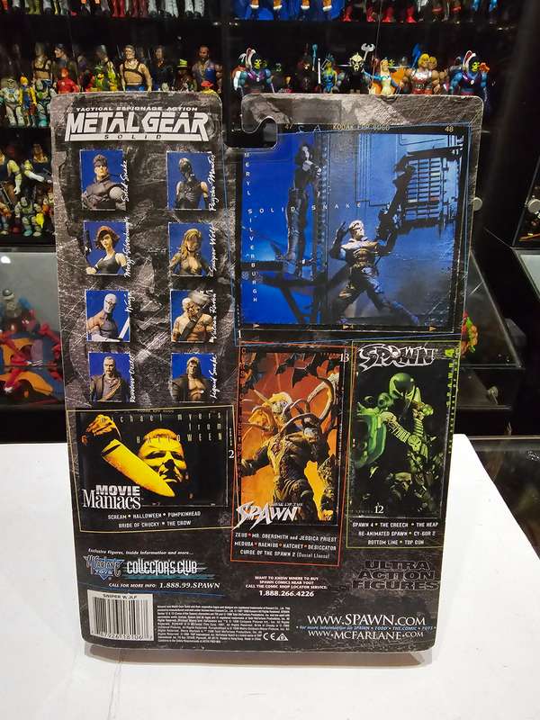 Moc 1999 Mcfarlane Metal Gear Solid Sniper Wolf