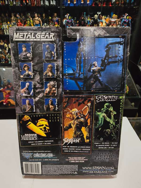 Moc 1999 Mcfarlane Metal Gear Solid Revolver Ocelot