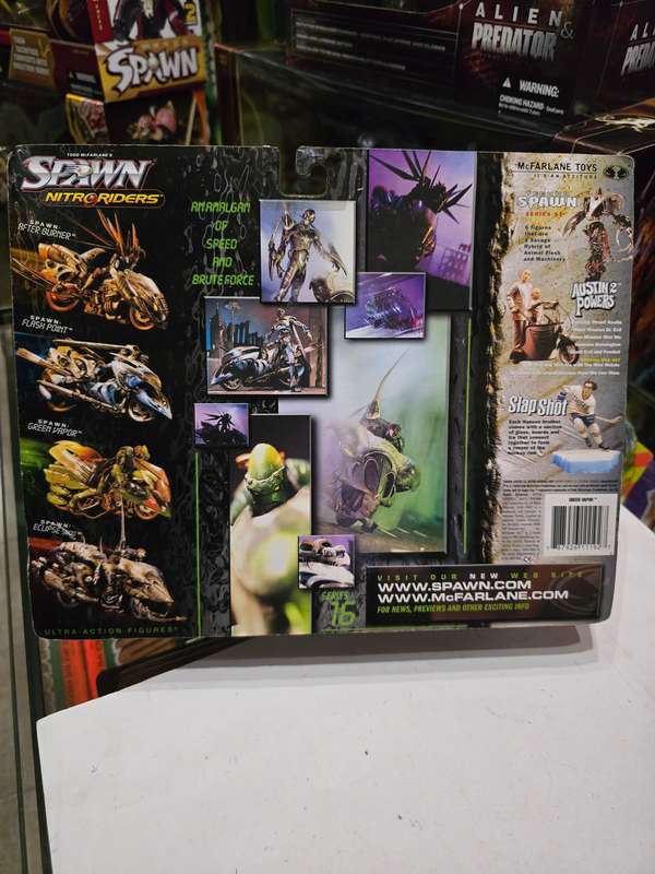 Moc 1999 Mcfarlane Spawn Nitro Riders Green Vapor
