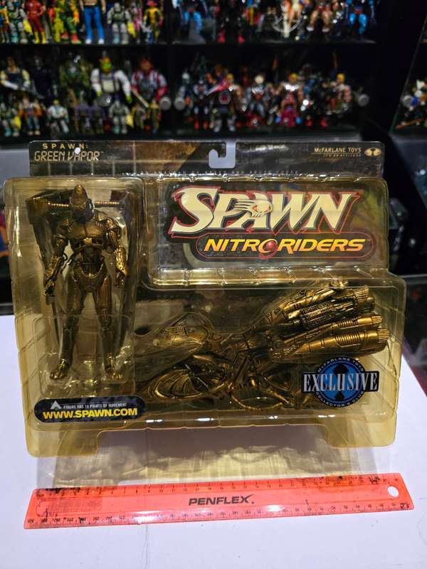 Moc 1999 Mcfarlane Spawn Nitro Riders Green Vapor