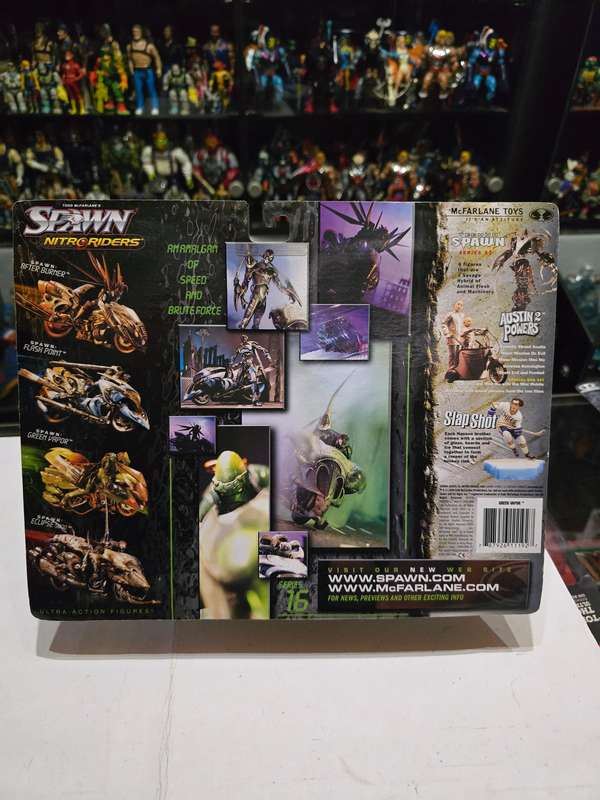 Moc 1999 Mcfarlane Spawn Nitro Riders Green Vapor