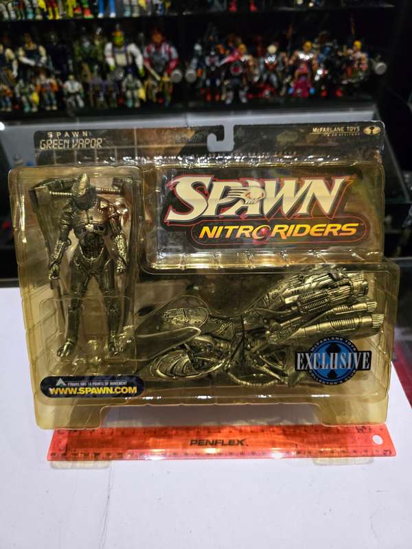 Moc 1999 Mcfarlane Spawn Nitro Riders Green Vapor