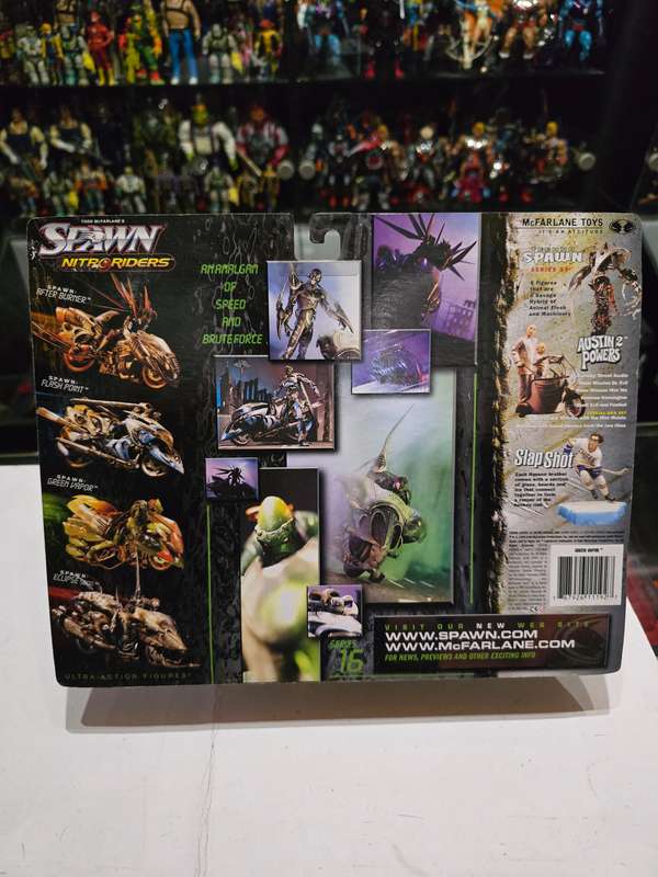 Moc 1999 Mcfarlane Spawn Nitro Riders Green Vapor