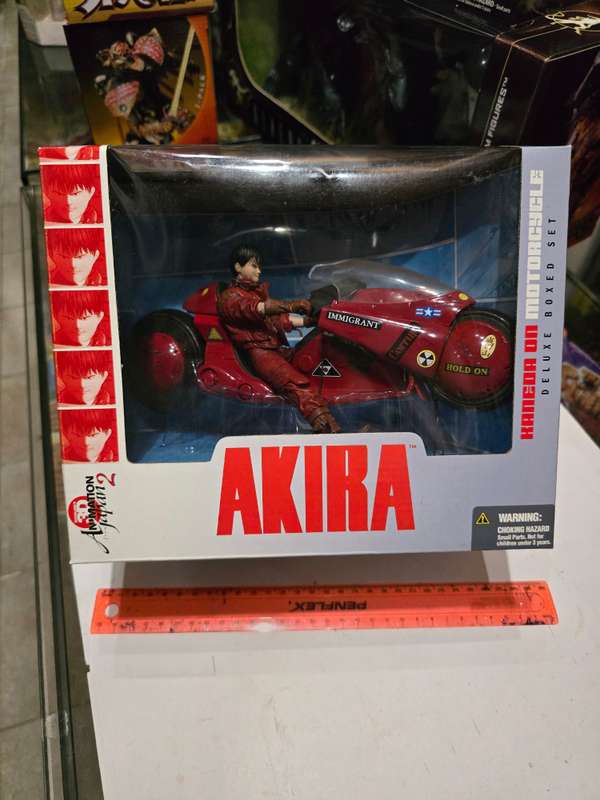 Moc 2001 Mcfarlane Akira Kaneda On Motorcycle Deluxe Box Set