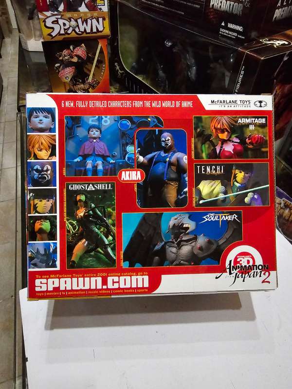 Moc 2001 Mcfarlane Akira Kaneda On Motorcycle Deluxe Box Set