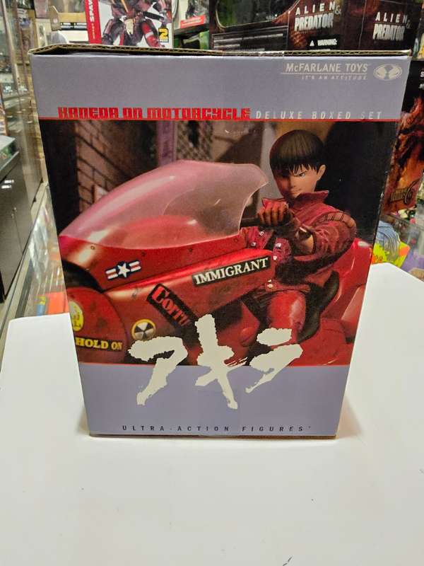 Moc 2001 Mcfarlane Akira Kaneda On Motorcycle Deluxe Box Set