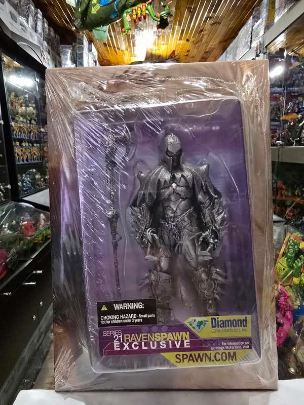 Moc 2002 Mcfarlane Spawn Raven Spawn With Book