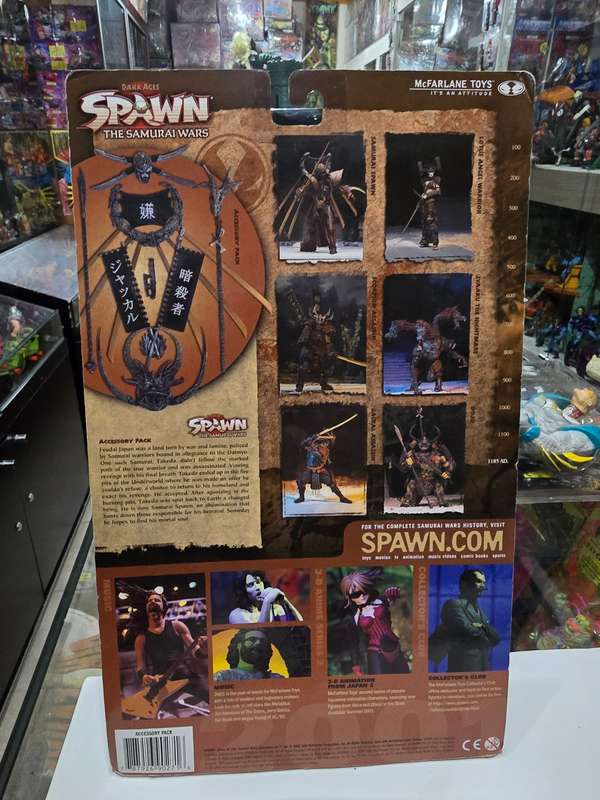Moc 2001 Mcfarlane Spawn Samurai Wars Accessory Pack