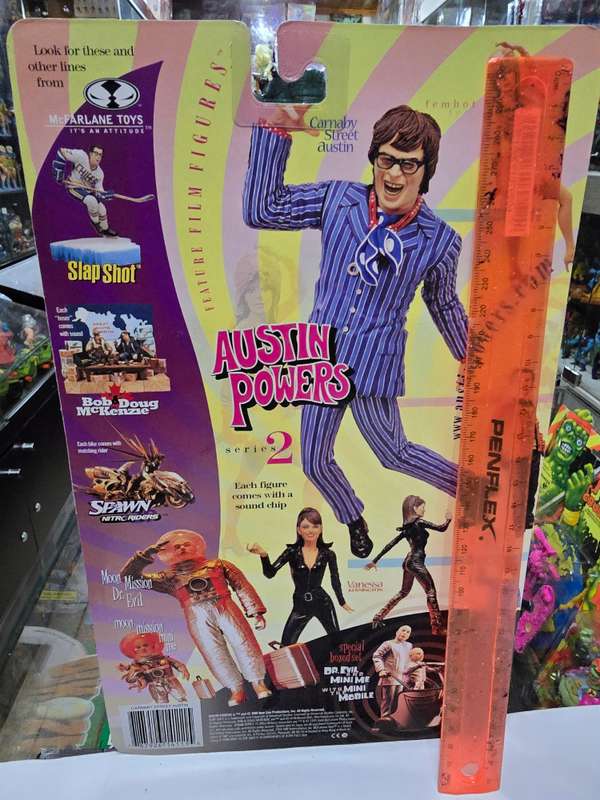 Moc 1999 Mcfarlane Austin Powers Carnaby Street Austin