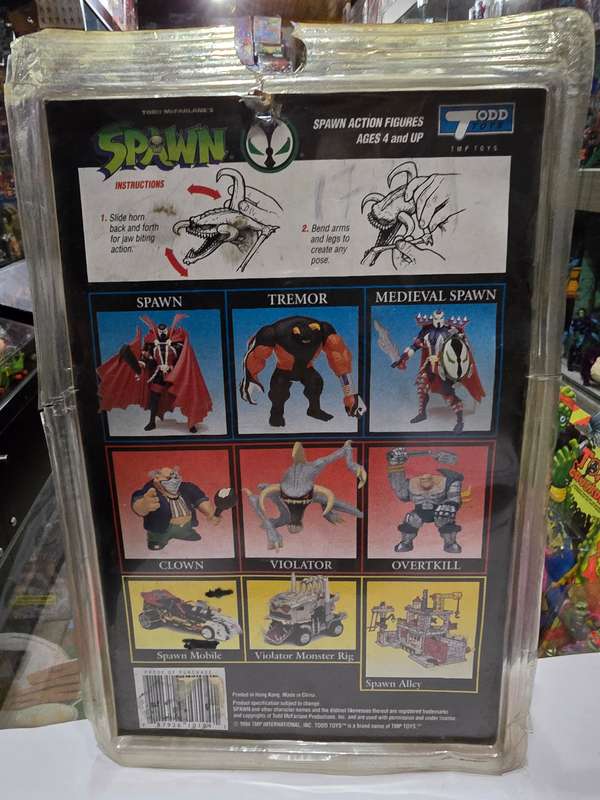 Moc 1994 Mcfarlane Spawn Violator With Comic Book Vintage Figure