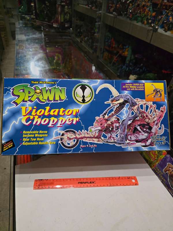 Moc 1995 Mcfarlane Spawn Violator Chopper Includes Super Size Violator Figure