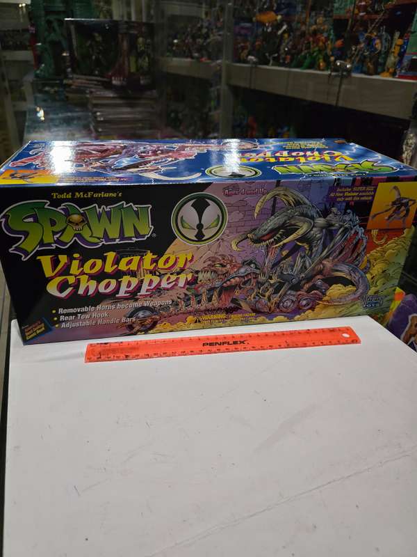Moc 1995 Mcfarlane Spawn Violator Chopper Includes Super Size Violator Figure