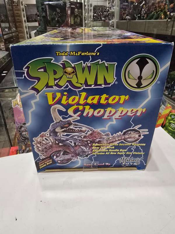 Moc 1995 Mcfarlane Spawn Violator Chopper Includes Super Size Violator Figure