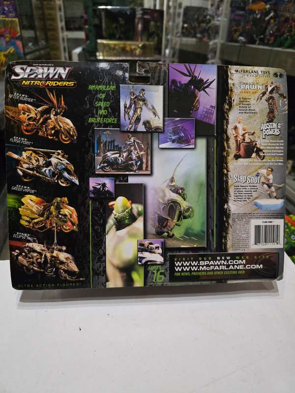 Moc 1999 Mcfarlane Spawn Nitro Riders Flash Point