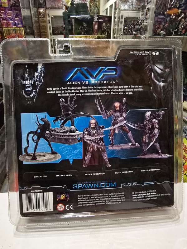 Moc 2004 Mcfarlane Alien vs Predator Scar Predator