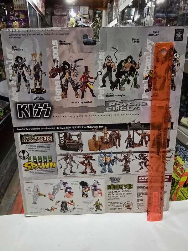 Moc 1998 Mcfarlane Kiss Psycho Circus Paul Stanley and The Jester