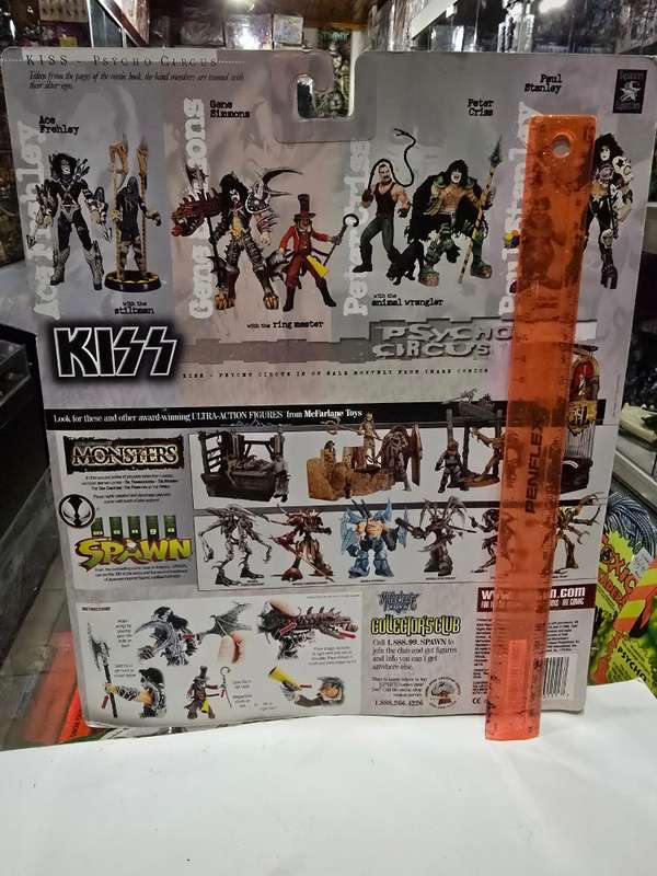 Moc 1998 Mcfarlane Kiss Psycho Circus Gene Simmons and The Ring Master