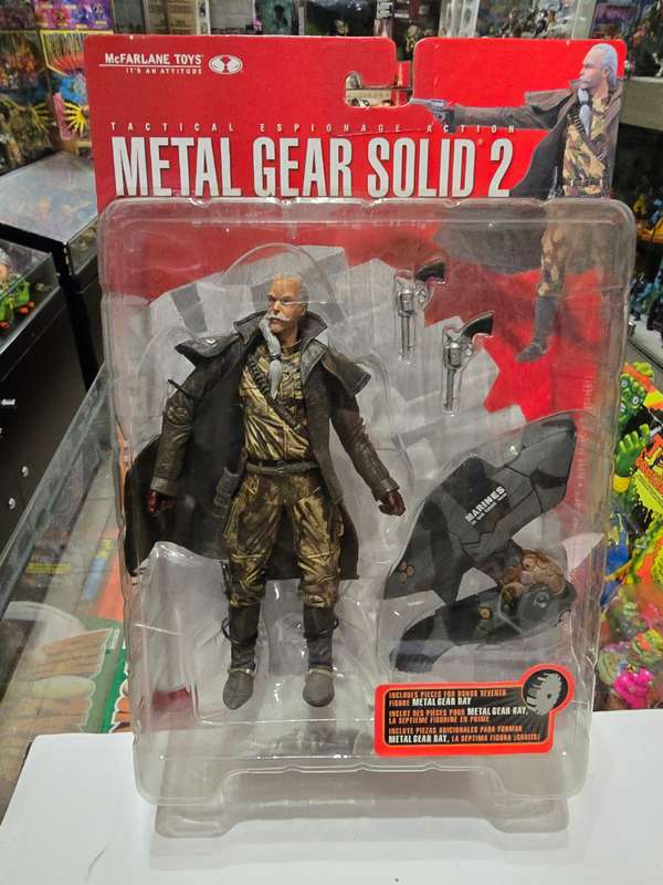 Moc 2001 Mcfarlane Metal Gear Solid 2 Revolver Ocelot