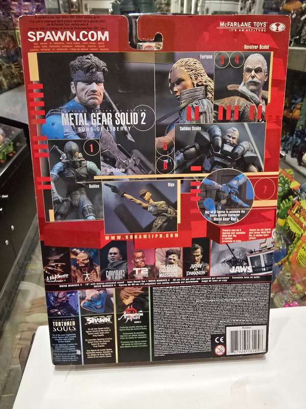 Moc 2001 Mcfarlane Metal Gear Solid 2 Raiden