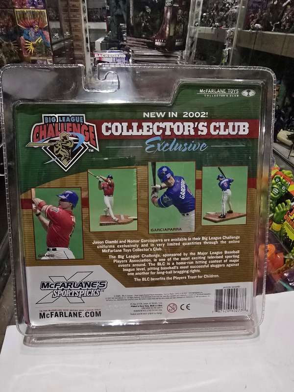 Moc 2002 Mcfarlane Mlb Jason Giambi Collectors Club Exclusive