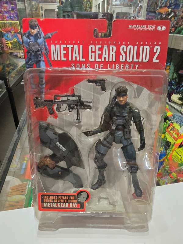 Moc 2001 Mcfarlane Metal Gear Solid 2 Solid Snake
