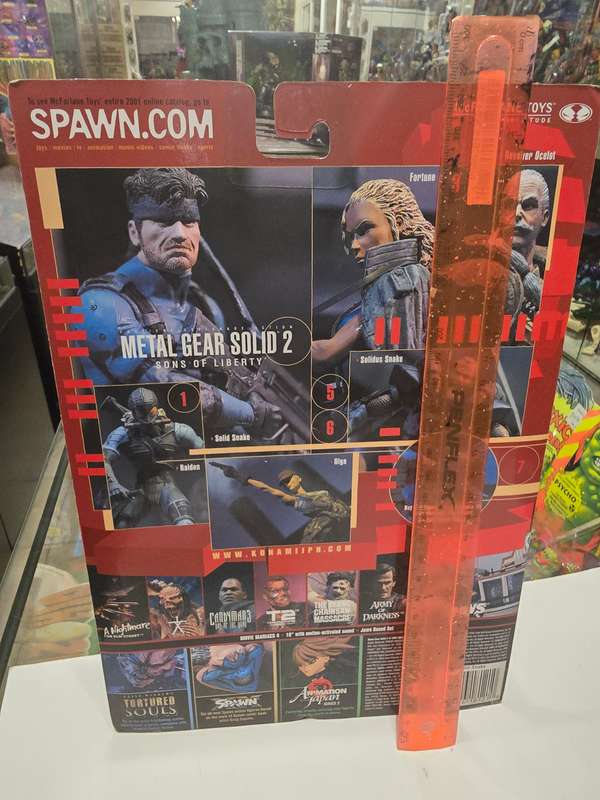 Moc 2001 Mcfarlane Metal Gear Solid 2 Solid Snake