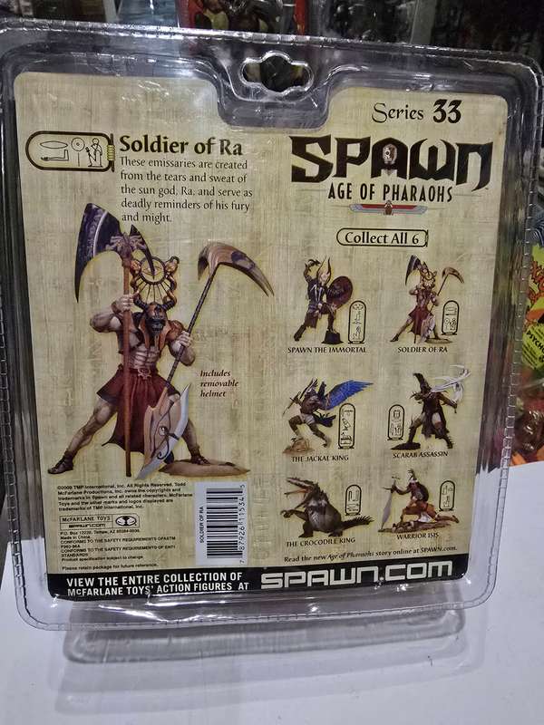 Moc 2008 Mcfarlane Spawn Soldier of Ra
