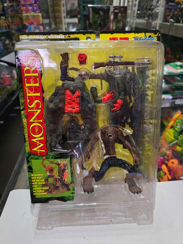 Moc 1997 Mcfarlane Monsters Werewolf Playset