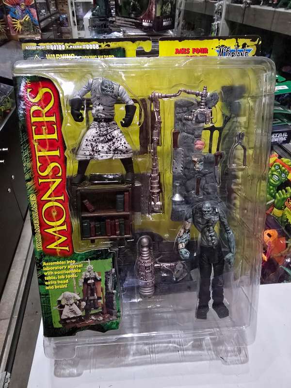 Moc 1997 Mcfarlane Monsters Frankenstein Playset