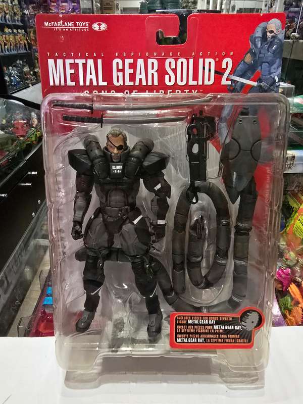 Moc 2001 Mcfarlane Metal Gear Solid 2 Solidus Snake