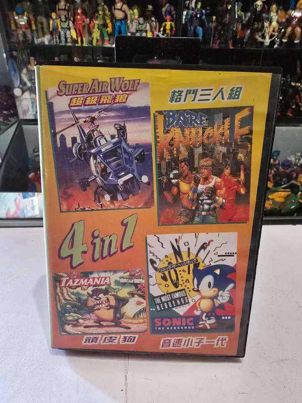 Sega Mega Drive 4 In 1 Bootleg
