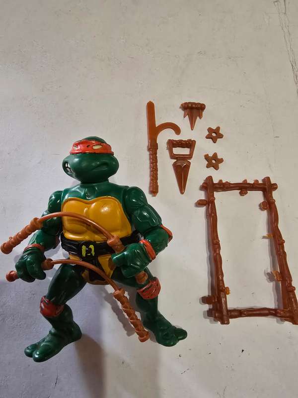 1988 Complete Michaelangelo Vintage Figure Teenage Mutant Ninja Turtles 44