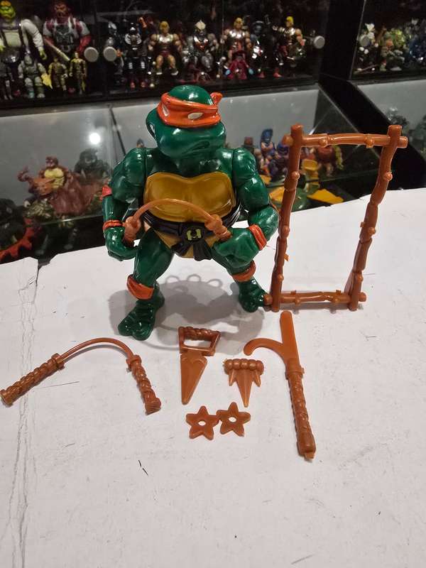 1988 Complete Michaelangelo Vintage Figure Teenage Mutant Ninja Turtles 45