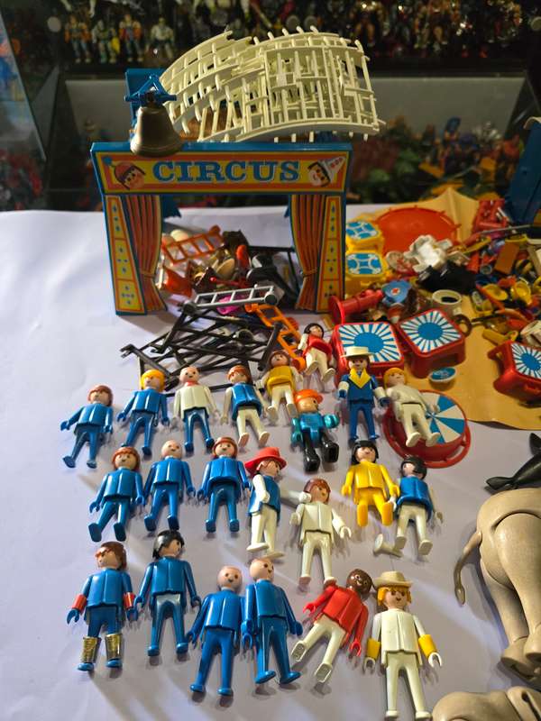 1977 Vintage Playmobil Circus Blue Version
