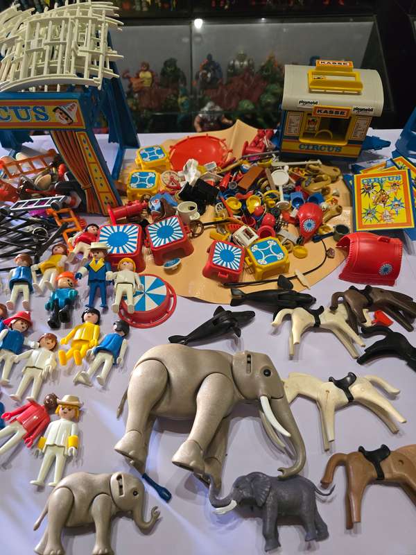 1977 Vintage Playmobil Circus Blue Version