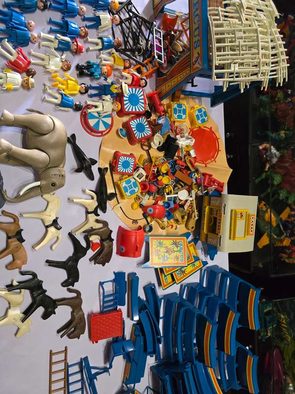 1977 Vintage Playmobil Circus Blue Version