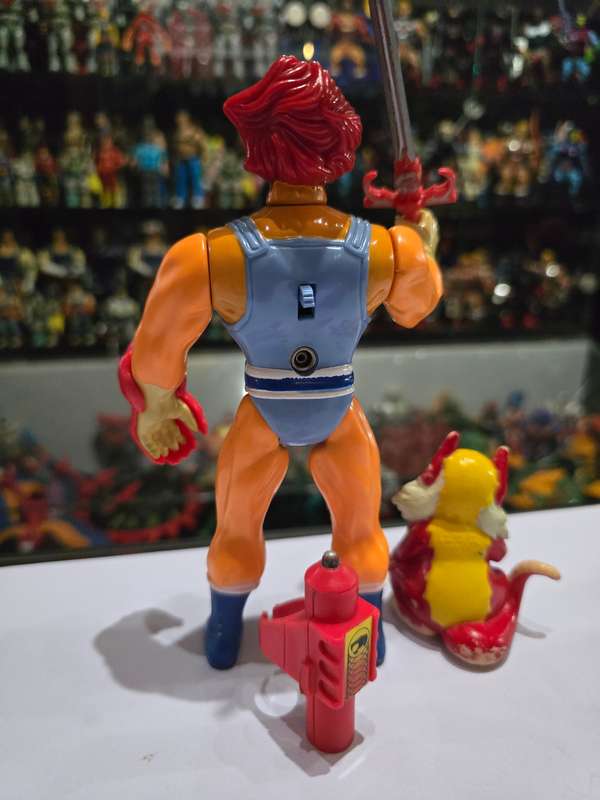 Thundercats 1985 Complete Lion-O With Pvc Snarf Vintage Figure 45