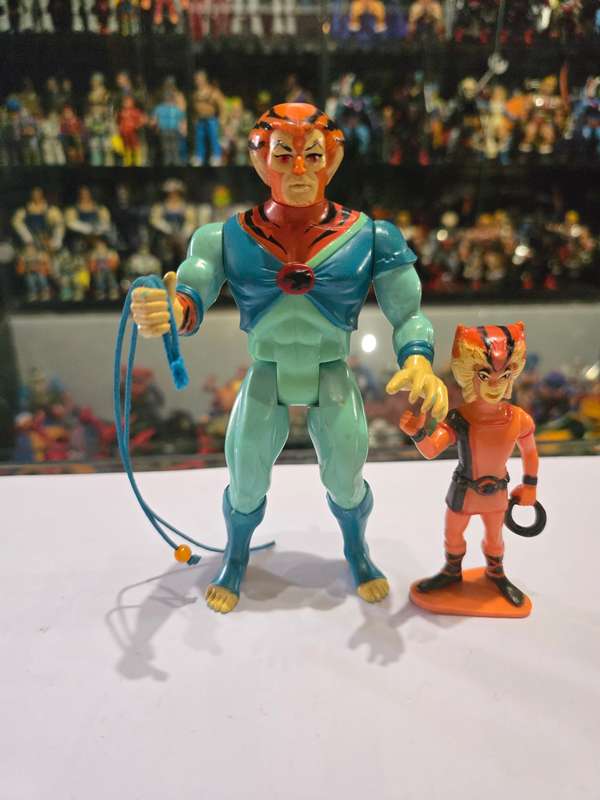 Thundercats 1986 Tygra With PVC Wilykat Vintage Figure 45