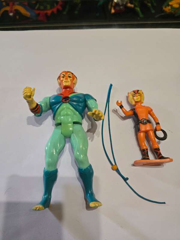 Thundercats 1986 Tygra With PVC Wilykat Vintage Figure 45
