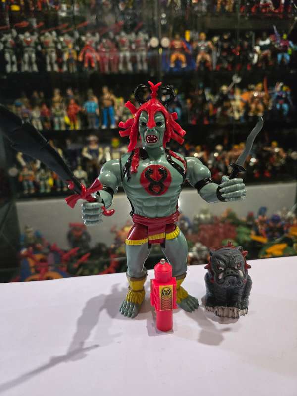 Thundercats 1985 Complete Mumm-Ra With Pvc Savage Vintage Figure 99