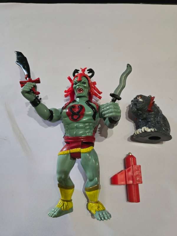 Thundercats 1985 Complete Mumm-Ra With Pvc Savage Vintage Figure 99
