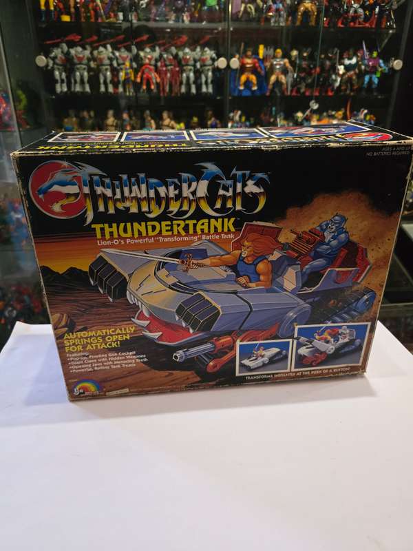 Thundercats 1985 Complete Thundertank With Box Vintage Figure