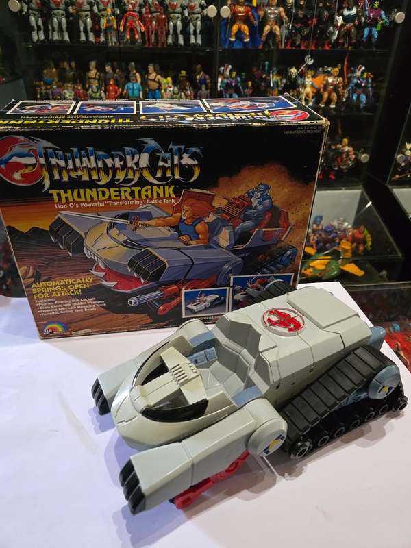 Thundercats 1985 Complete Thundertank With Box Vintage Figure