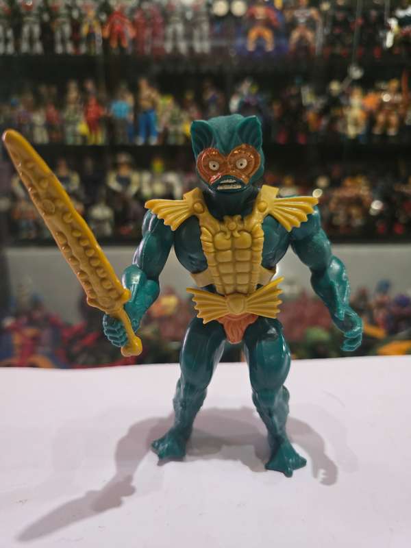 1982 Complete Mer-Man of He-Man-Masters of the Universe 82 (MOTU) Vintage Figure