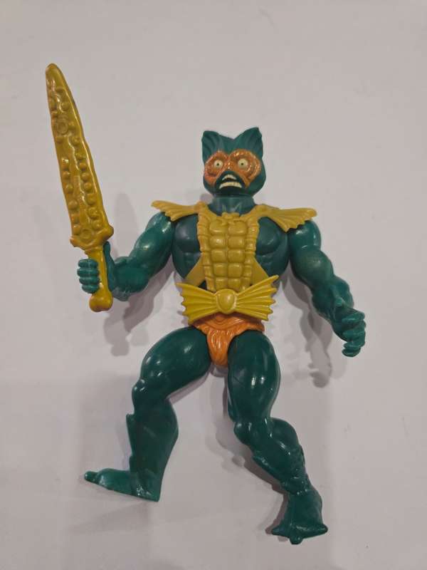 1982 Complete Mer-Man of He-Man-Masters of the Universe 82 (MOTU) Vintage Figure