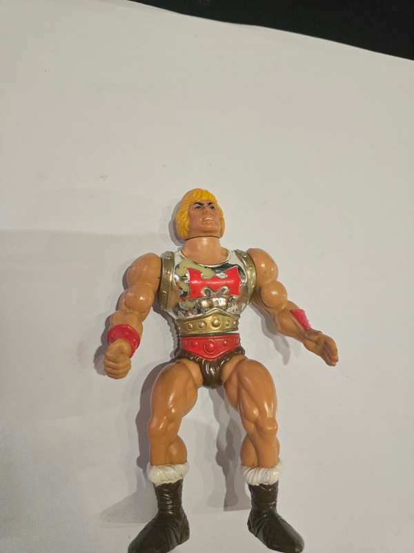 1986 Rare Flying Fist He-Man of He-Man Masters of the Universe 82 (MOTU) Vintage Figure