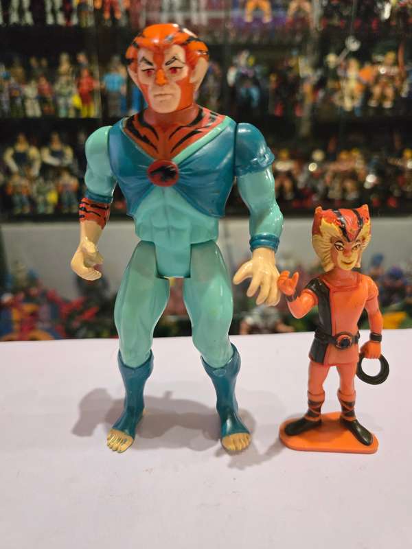 Thundercats 1986 Tygra With PVC Wilykat Vintage Figure  90