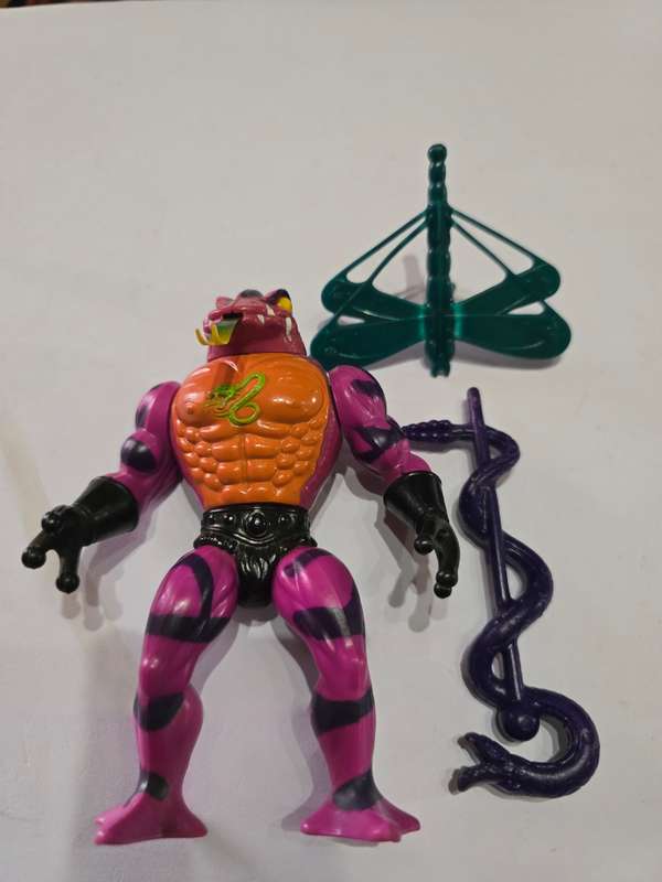 1986 Complete Tung Lashor of He-Man-Masters of the Universe 91 (MOTU) Vintage Figure