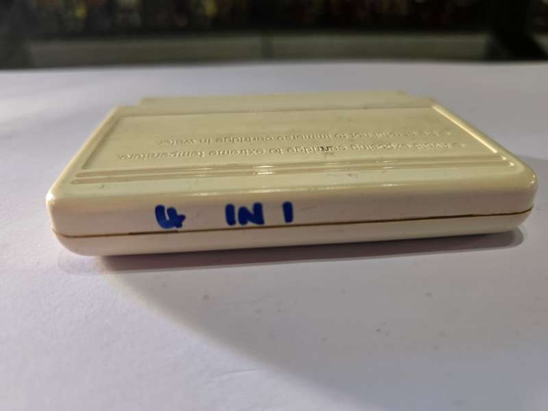 Vintage Tv Game Cartridge Famicom Super 4 in 1
