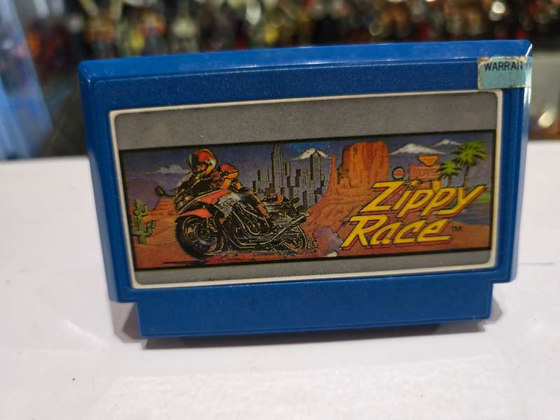 Vintage Tv Game Cartridge Famicom Zippy Race